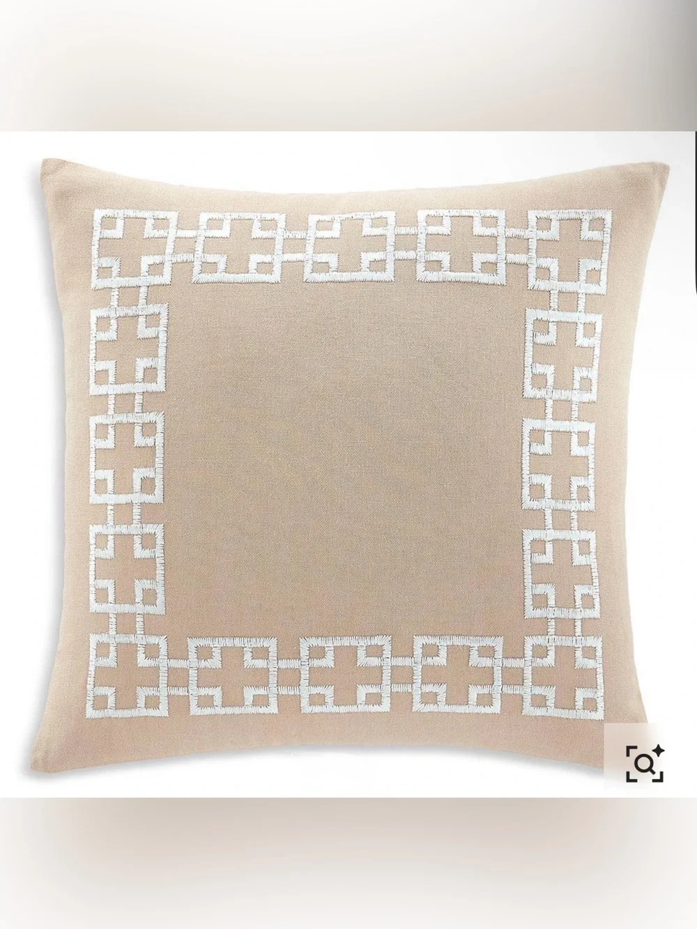 Bloomingdales 18” embroidered